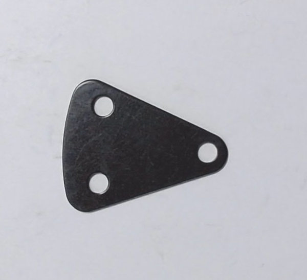 BRACKET / PILOT TRUCK GUIDE PLATE / BLACK / TINPLATE STANDARD GAUGE DORFAN 1134