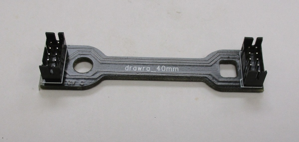 WIRELESS DRAWBAR / 10-PIN / 40mm L / DUAL VERTICAL PLUGS