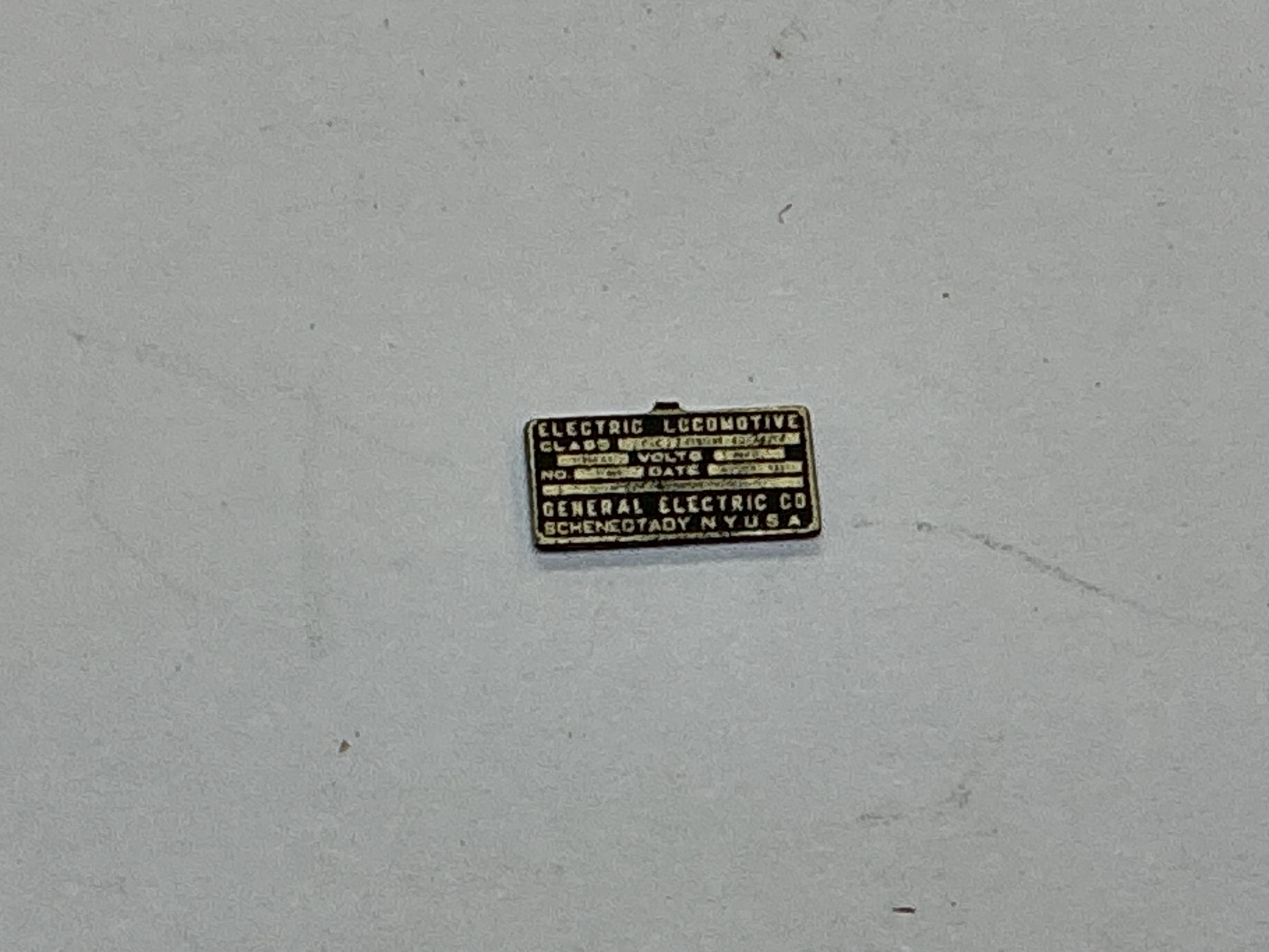 BUILDER PLATE / GENERAL ELECTRIC / #356 / PREMIER EP-3