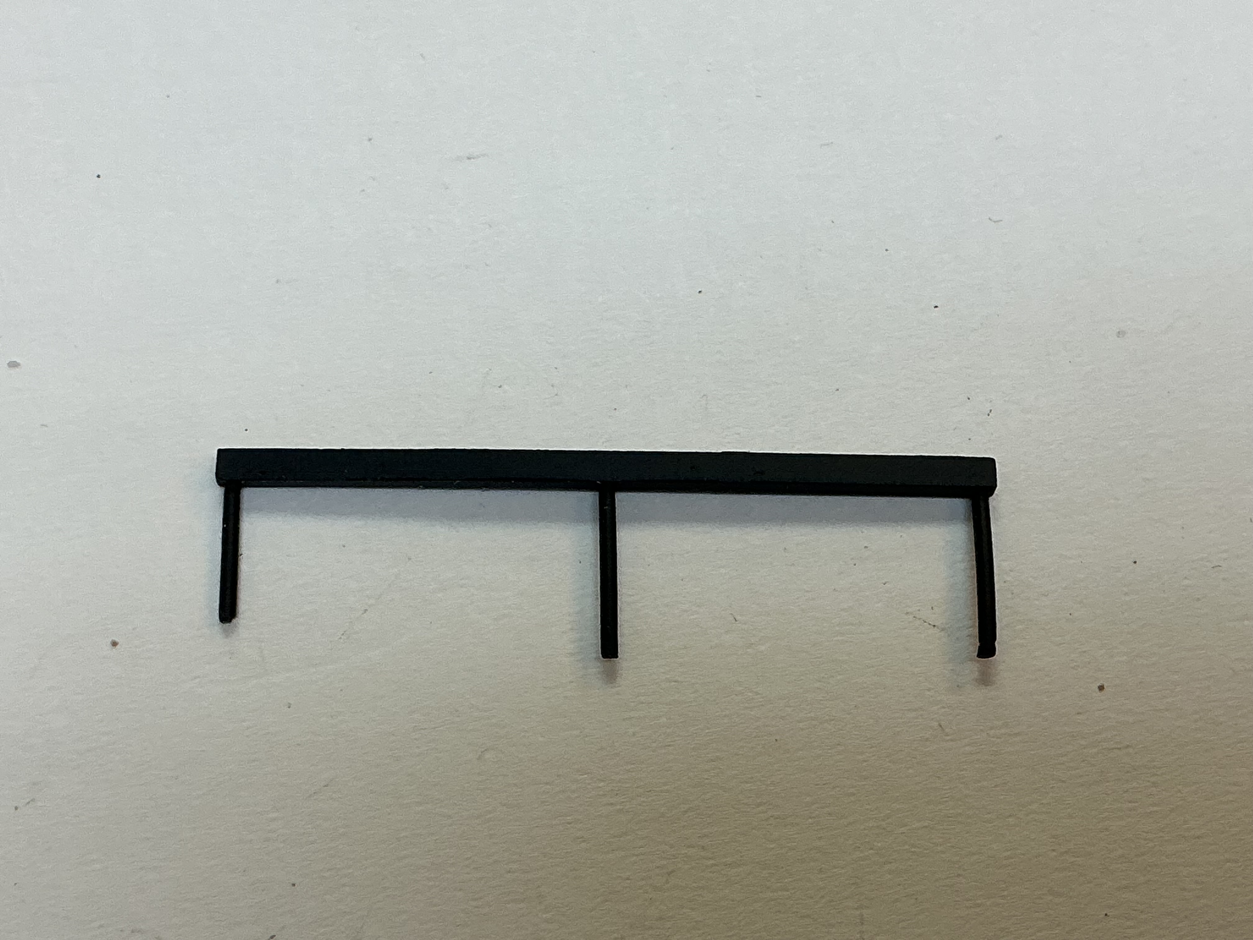 CAB VENT RAILS / BLACK / PREMIER ATSF NORTHERN 4-8-4