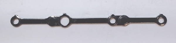 SIDE ROD / 4-AXLE / SATIN NICKEL / RH / PREMIER H-10 2-8-0