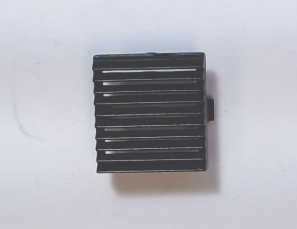 SIDE VENT / W/LOUVERS / LARGE / BLACK / PREMIER P-5a 