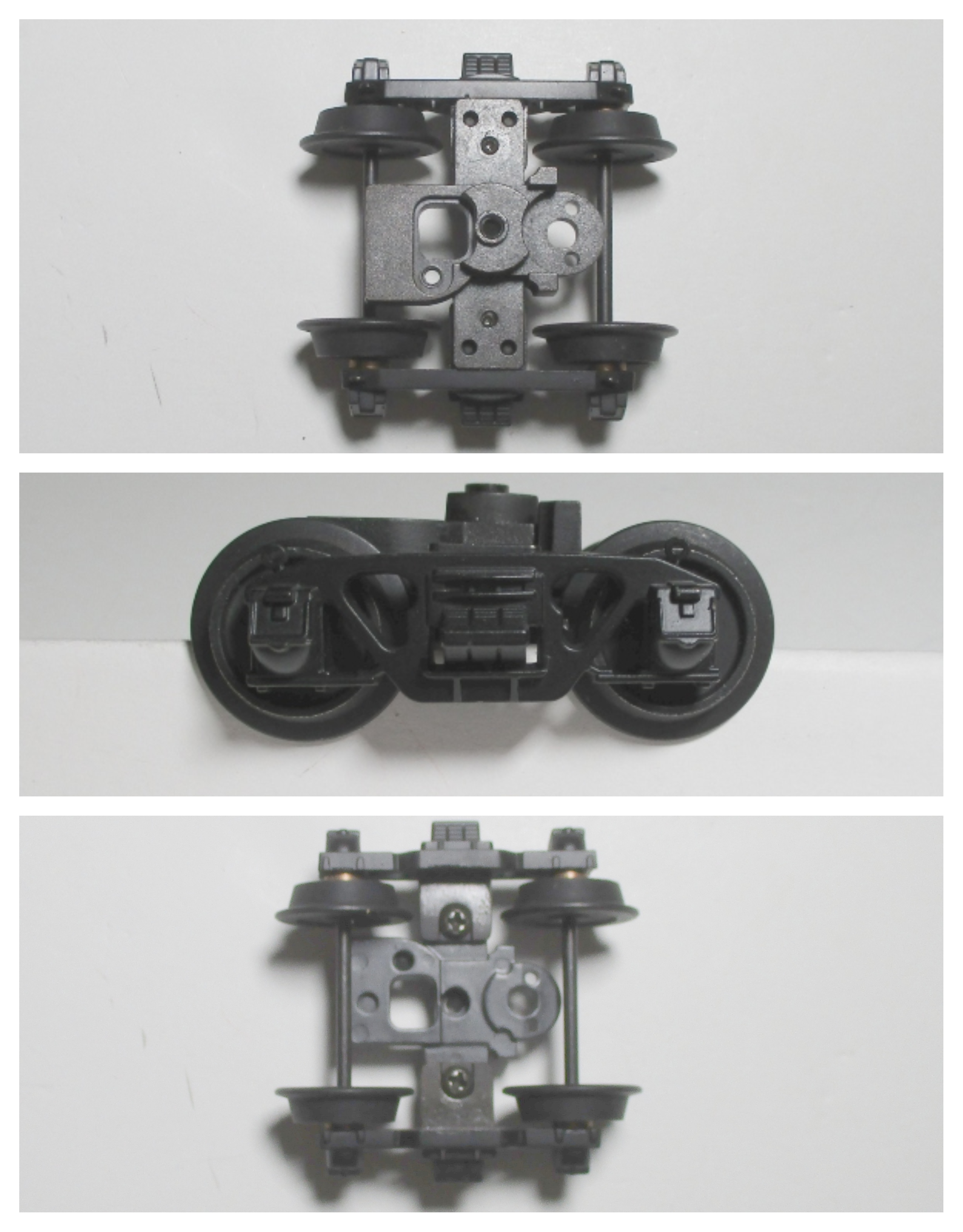 TENDER TRUCK / 4-WHEEL / REAR / W/O AXLE CONTACT / 3-RAIL / BLACK / PREMIER 0-8-0