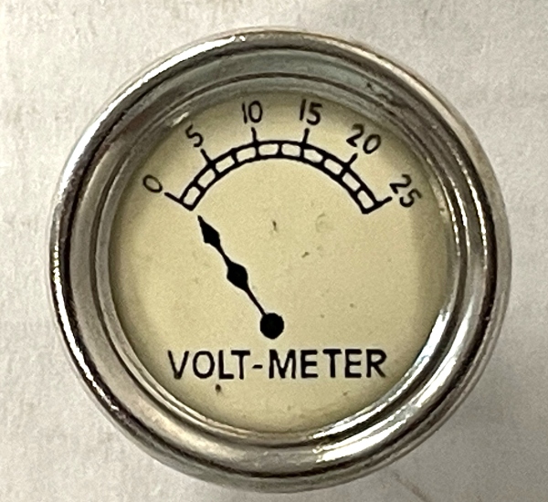 VOLT METER / NICKEL / TINPLATE STANDARD GAUGE 440C CONTROL PANEL