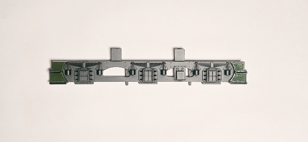 SIDE FRAME / TENDER / RH / BLACK W/GREEN TRIM / PREMIER DUCHESS CLASS 4-6-2