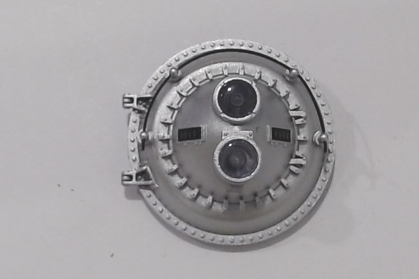 BOILER FRONT / W/LENSES & HANDRAIL / W/MARS LIGHT / SILVER / #4449 / PREMIER GS-4 4-8-4