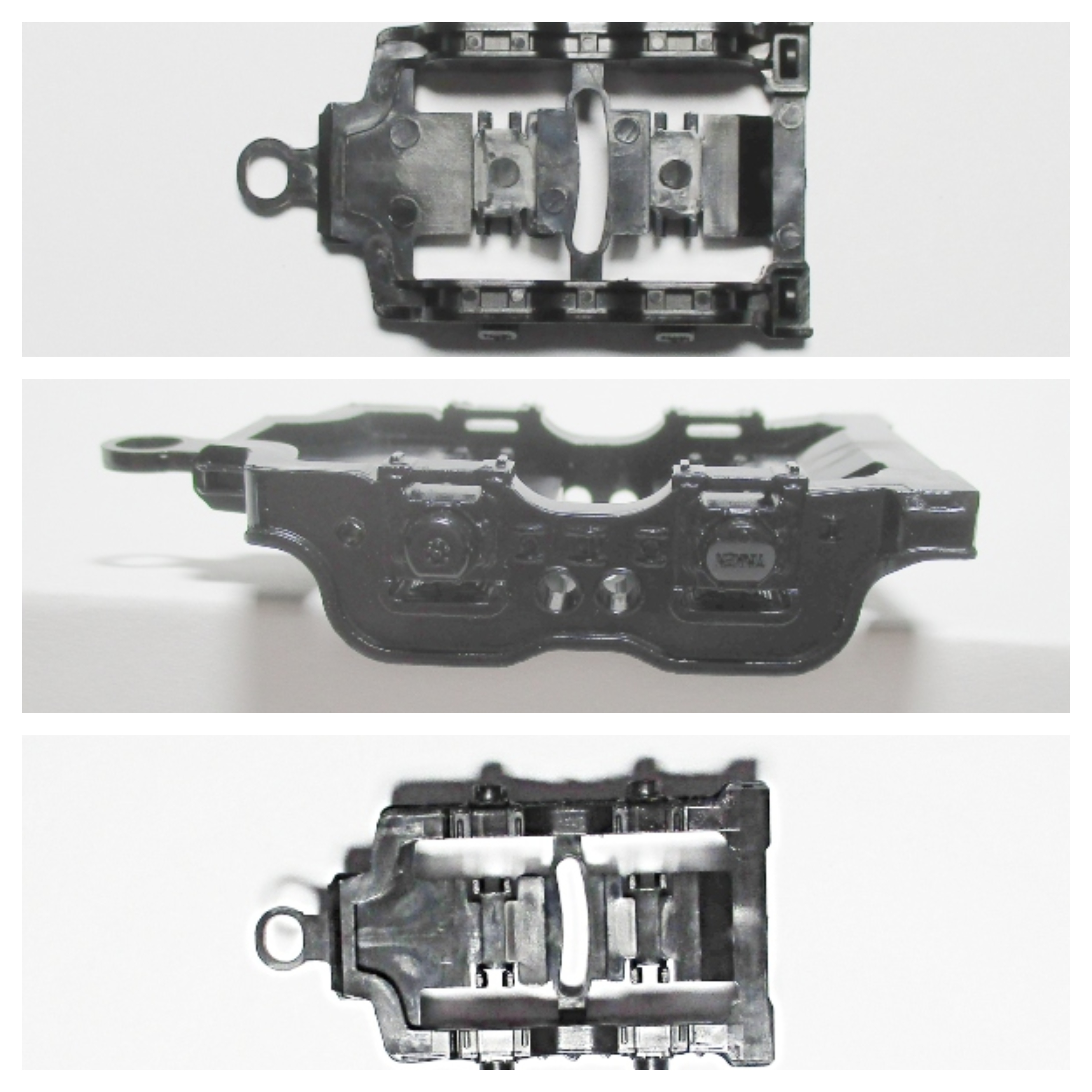 FRAME ONLY / 4-WHEEL TRAILING TRUCK / BLACK W/O WHEELS / HO SCALE N&W J 4-8-4