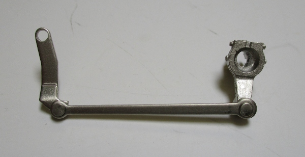 ECCENTRIC ROD ASSEMBLY / RH / SATIN NICKEL / PREMIER N&W J 4-8-4