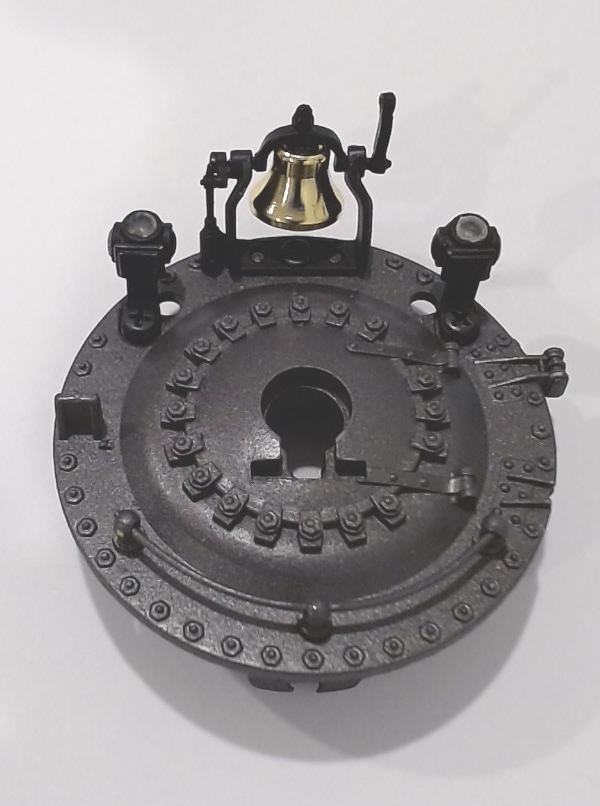 BOILER FRONT / W/O HEADLIGHT HOUSING / W/BELL & BLACK BRACKET / W/MARKER LIGHT HOUSINGS / PREMIER PACIFIC 4-6-2