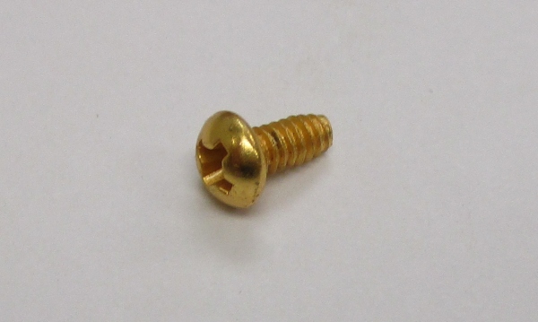 SCREW / PANHD / 4-40 x 0.235in L / GOLD PLATED / PREMIER J-1e HUDSON 4-6-4