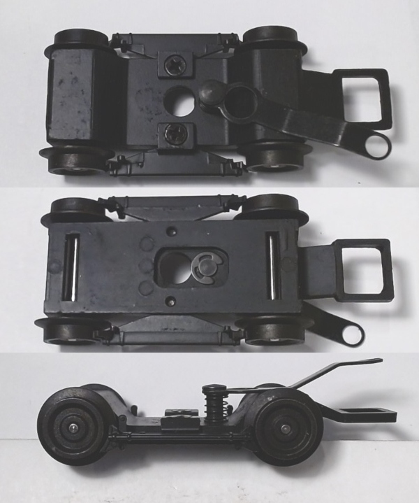 4-WHEEL PILOT TRUCK / W/BRAKE SHOES / BLACK / PREMIER PACIFIC 4-6-2