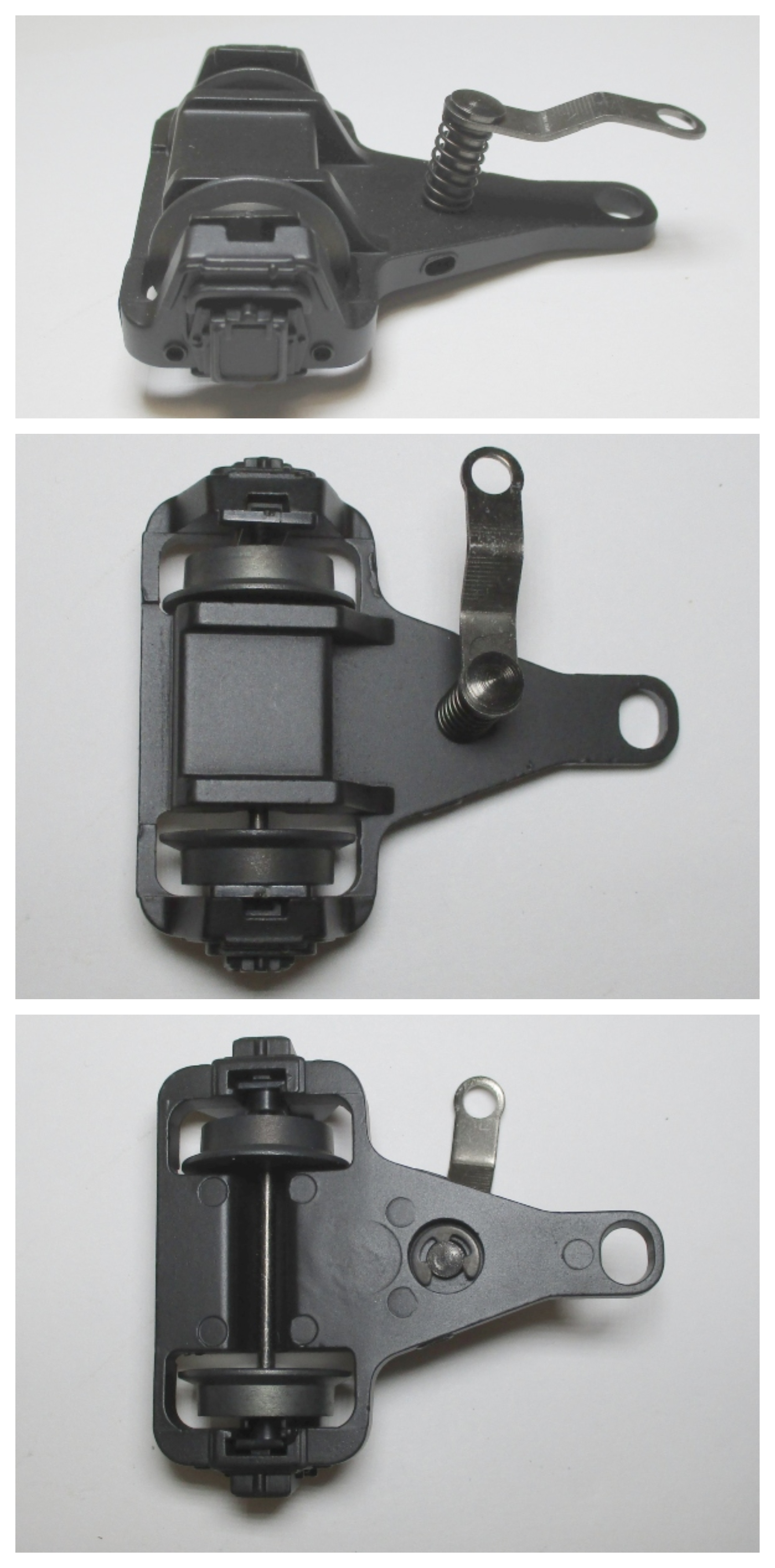 2-WHEEL TRAILING TRUCK / W/PIVOT ARM / BLACK / PREMIER CAB FORWARD