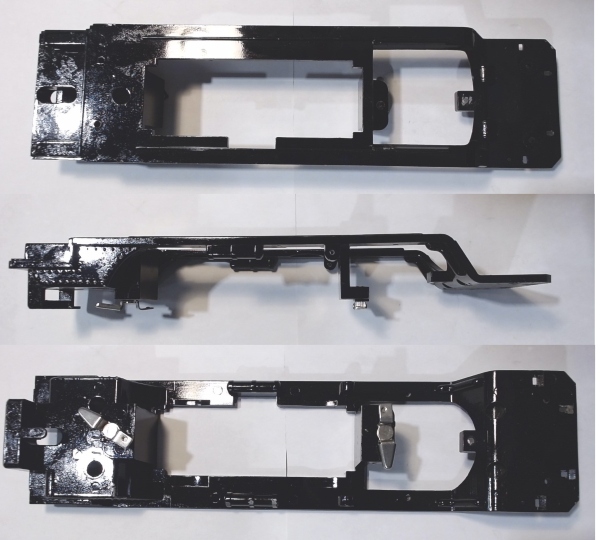 FRAME / DIE-CAST / PAINTED BLACK / MAY OR MAY NOT INCLUDE BRASS PILOT HANDRAILS / MAY HAVE FINISH ISSUES / TINPLATE STANDARD GAUGE 390 / 1390E / 2390E