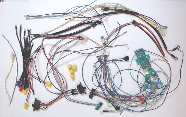 WIRE HARNESS SET / COMPLETE W/LIGHTS & TACH READER /  LATE PS2 3V W/FEATURE 3/2 / PREMIER GP-40
