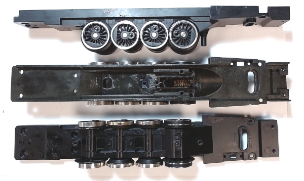 DRIVE BLOCK / 4-AXLE / USE MOTORS W/MS004-M21 WORM / USE MOTOR MOUNT BI-0000034 / BANTAM STEAM TURBINE