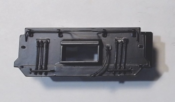 PILOT / 2-RAIL / 2 HOLE / REAR / BLACK / W/CUT LEVER & HOSES / PREMIER GP-38 & GP-40