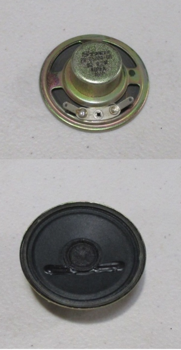 SPEAKER / 8 OHM / 0.2W / STAR PR-05004-08 / ALT# BF-4500011 OR BF-4500007