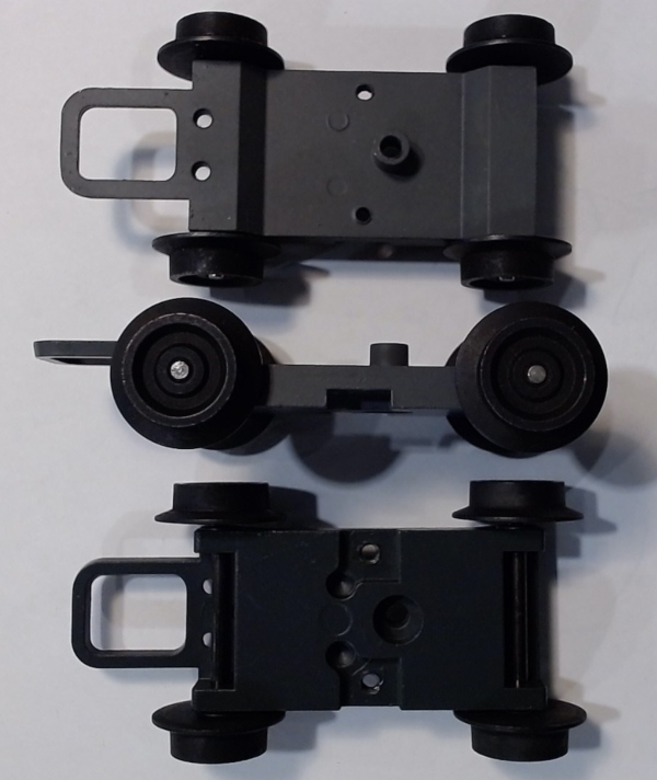 4-WHEEL PILOT TRUCK / W/O BRAKE SHOES / DARK GRAY / RAILKING DREYFUSS HUDSON 4-6-4 / PS 2 & 3  