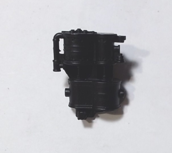 AIR PUMP / BLACK / FLAT MOUNT / WESTINGHOUSE CROSS COMPOUND TYPE / RAILKING USRA 2-8-8-2