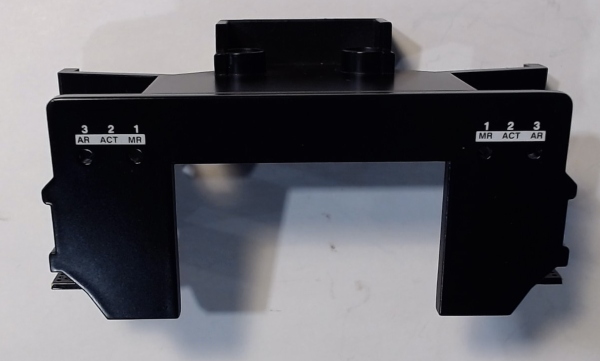 PILOT / FIXED / BLACK W/YELLOW / FRONT / RAILKING ONE GAUGE DASH-8 / CSX