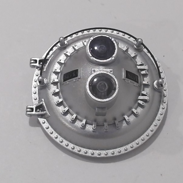 BOILER FRONT / W/LENSES & HANDRAIL / W/MARS LIGHT / SILVER / #4438 / PREMIER GS-4 4-8-4 