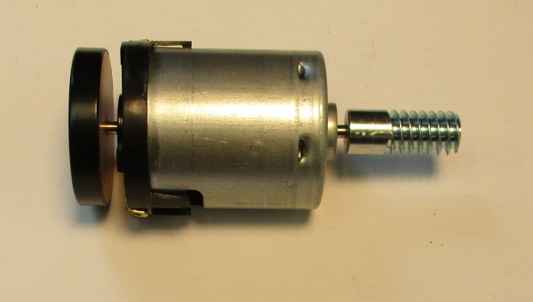 DC MOTOR / RS365SH / MD012-M30 / F/W 27mm D x 5mm THICK / WORM LENGTH 24.59mm TO 24.99mm / BLACK / PS 2 & PS 3