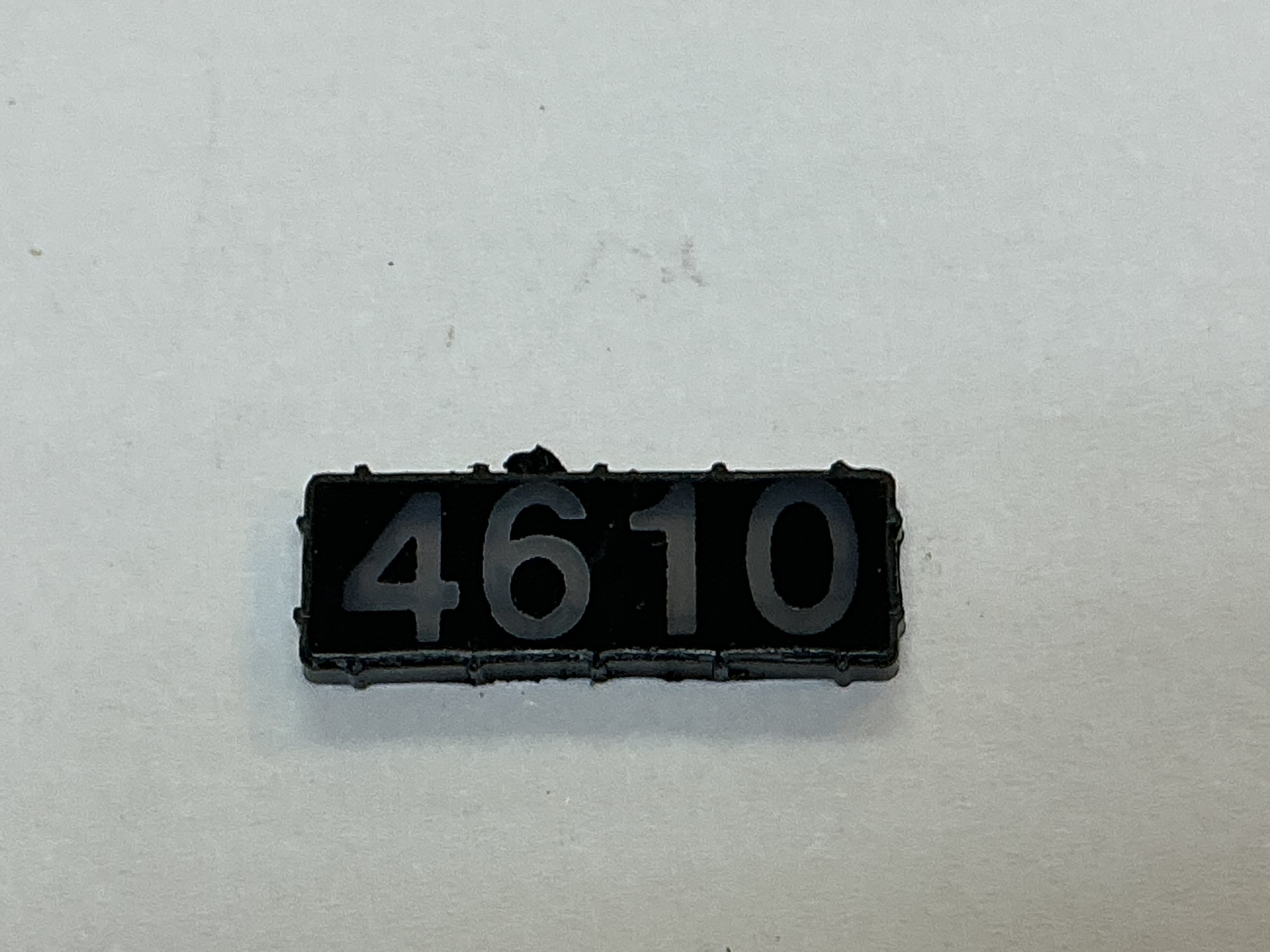 NUMBER BOARD / RH OR LH / FRONT OR REAR / #4610 / PREMIER E-33