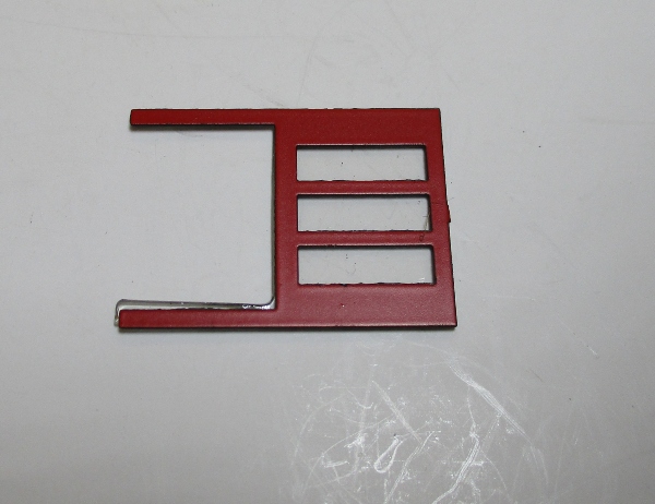 CAB WINDOW / RED / W/GLASS / RH & LH / PREMIER N&W J 4-8-4 / UNSHROUDED BOILER