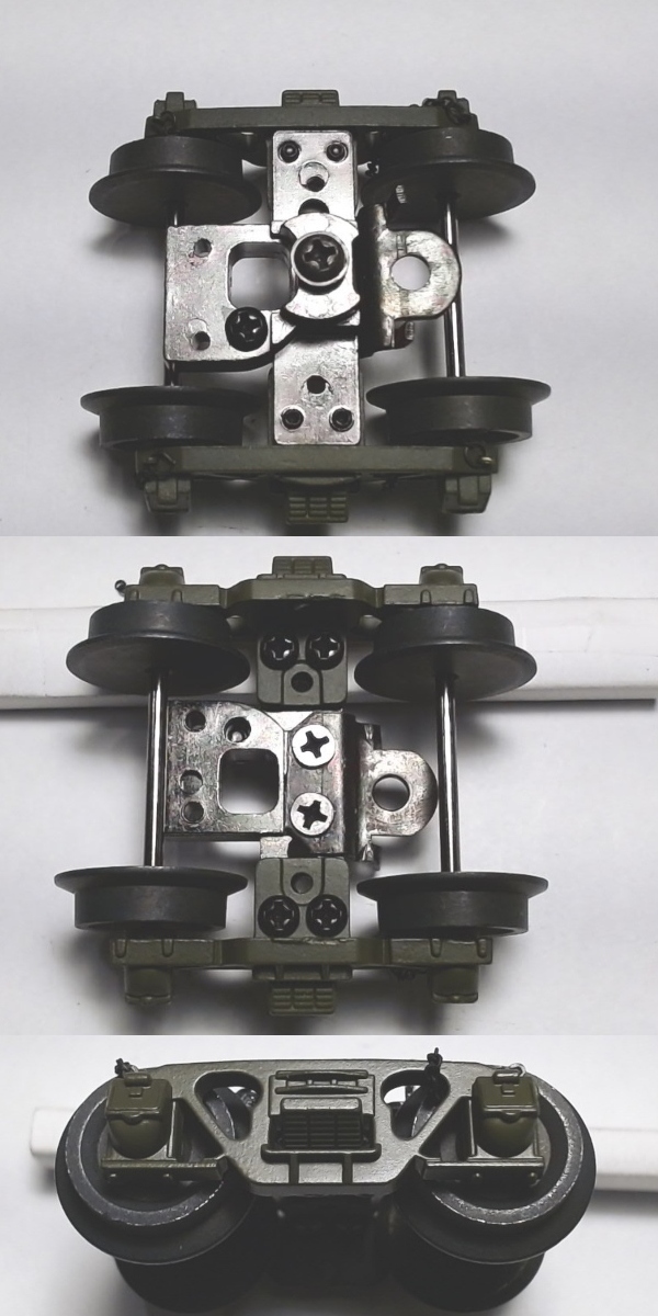 TENDER TRUCK / 4-WHEEL / DARK GREEN / REAR / VERSION D / PREMIER HEAVY PACIFIC 4-6-2