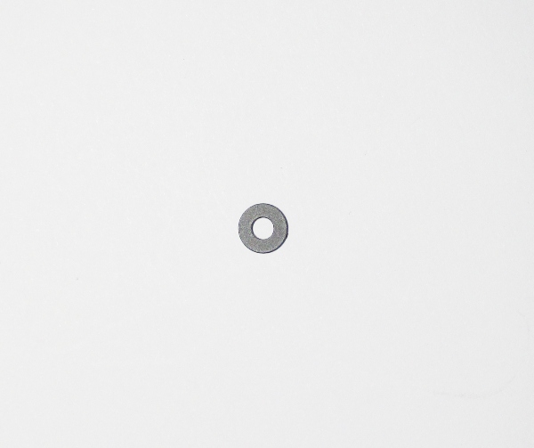 WASHER / BLACK / PILOT OR TRAILING TRUCK / 6.1mm O.D. x 2.6mm I.D. x 0.25mm THICK / HO SCALE N&W J CLASS 4-8-4