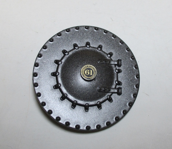 BOILER FRONT / GUNMETAL GRAY / UP #61 / PREMIER 3-TRUCK SHAY