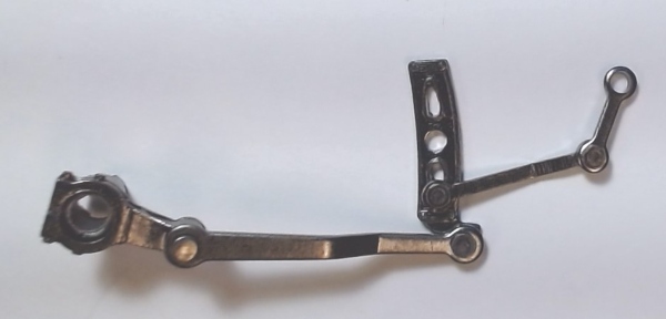 ECCENTRIC ROD ASSEMBLY / RH / BLACKENED / PREMIER SANTA FE HUDSON 4-6-4