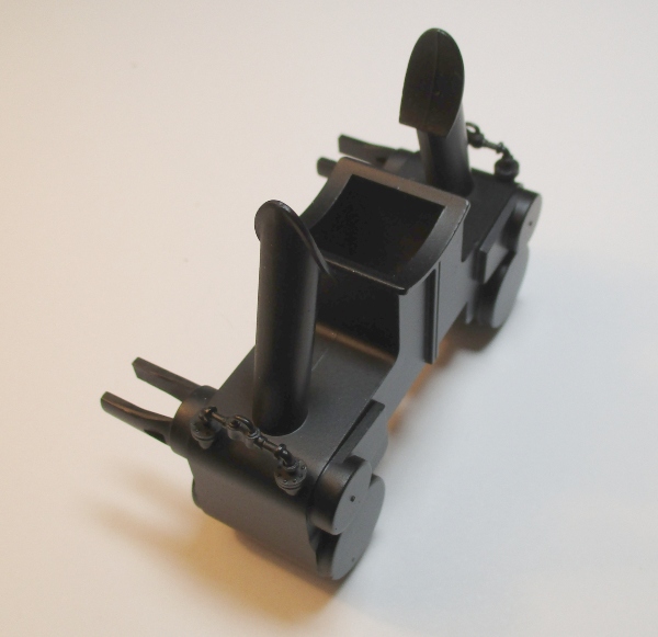 STEAM CHEST / BLACK / W/O CROSSHEAD GUIDES / PREMIER RUSSIAN DECAPOD 2-10-0