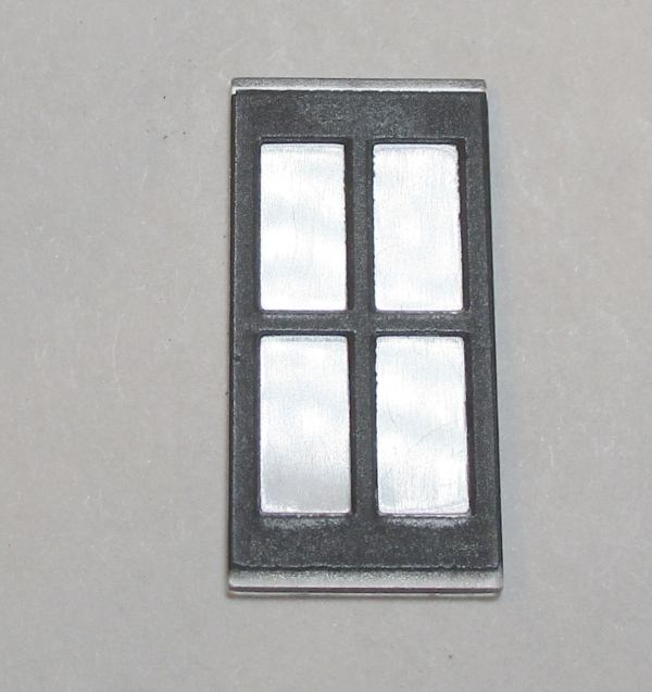 CAB WINDOW / 4-PANE / BLACK FRAME / PREMIER 0-6-0 SWITCHER