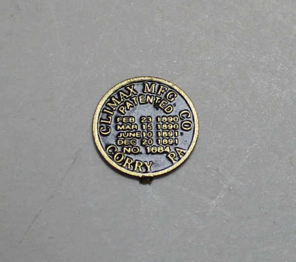 BUILDER PLATE / CLIMAX MFG / #7 / PREMIER CLIMAX