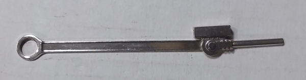 MAIN ROD & CROSSHEAD ASSEMBLY / RH / NICKEL / RAILKING CAMELBACK 4-6-0