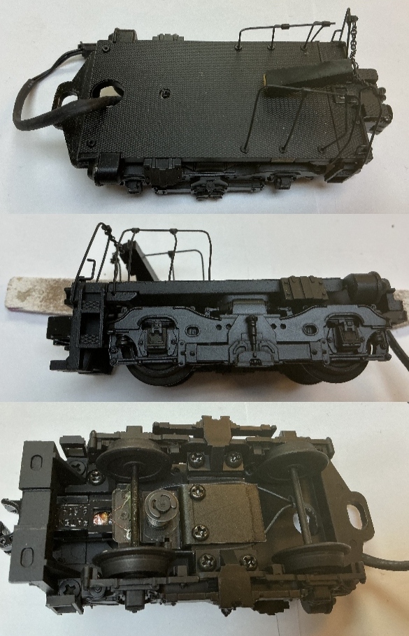 4-WHEEL PILOT TRUCK / W/RAILINGS & PILOT / W/PROTO-COUPLER / FRONT OR REAR / PREMIER EP-3 