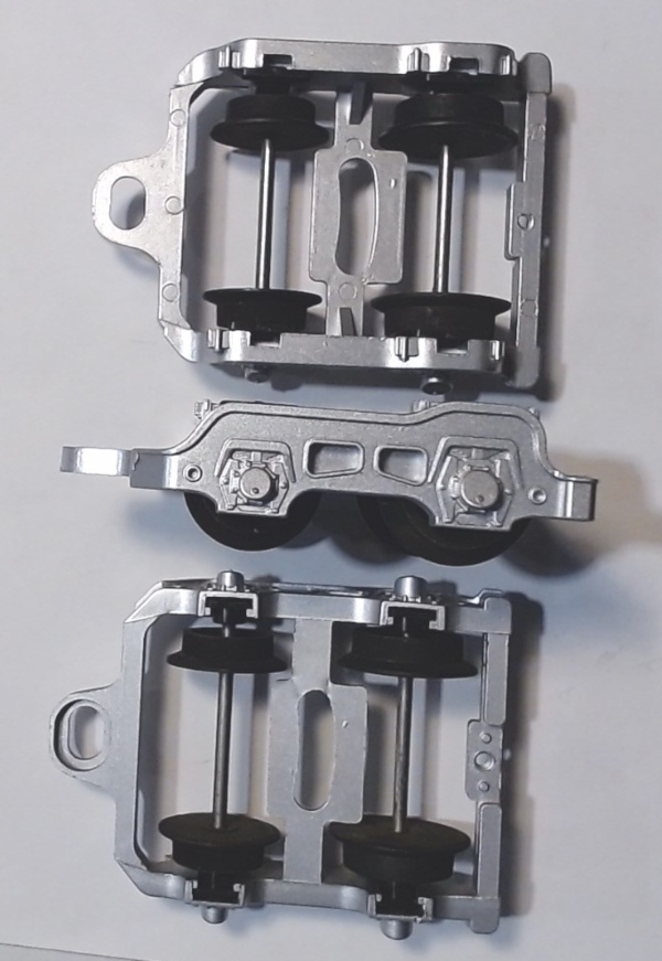 4-WHEEL TRAILING TRUCK / SILVER / RAILKING HUDSON 4-6-4 