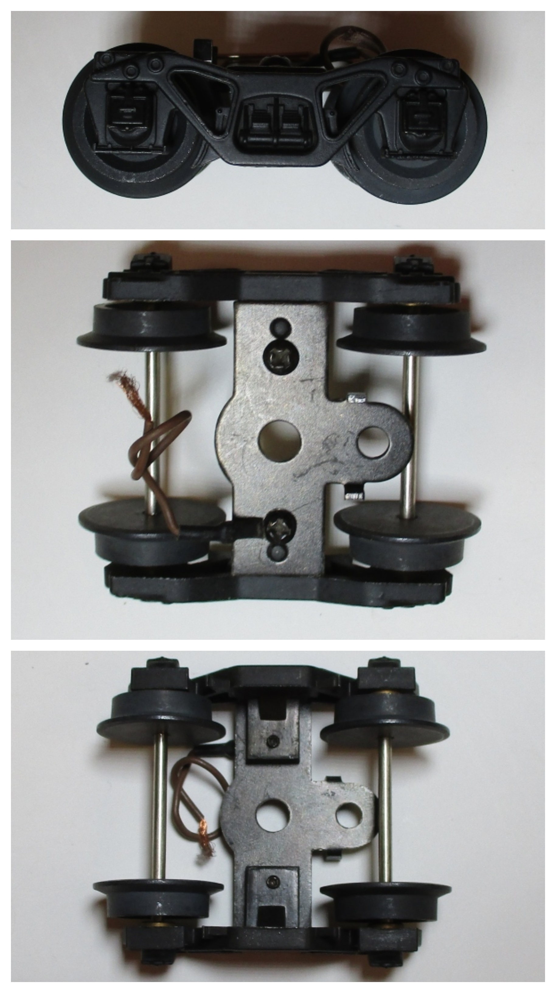 TENDER TRUCK / 4-WHEEL / REAR / PS-1 / BLACK / PREMIER K-4s 4-6-2 & G-5 4-6-0