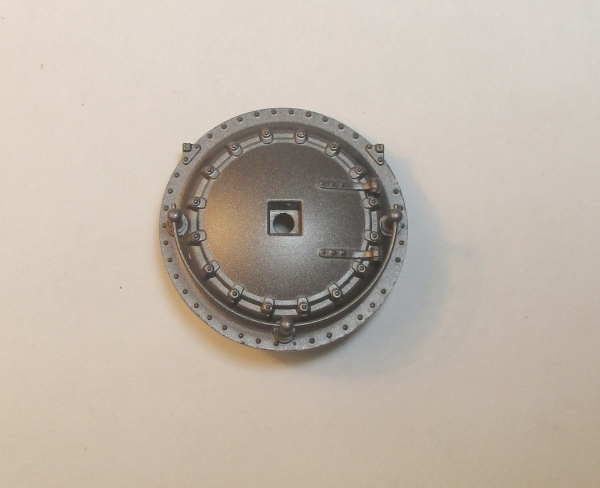 BOILER FRONT / GRAPHITE / W/GRAB IRON / W/O CENTER NUMBER PLATE / PREMIER 0-6-0 SWITCHER