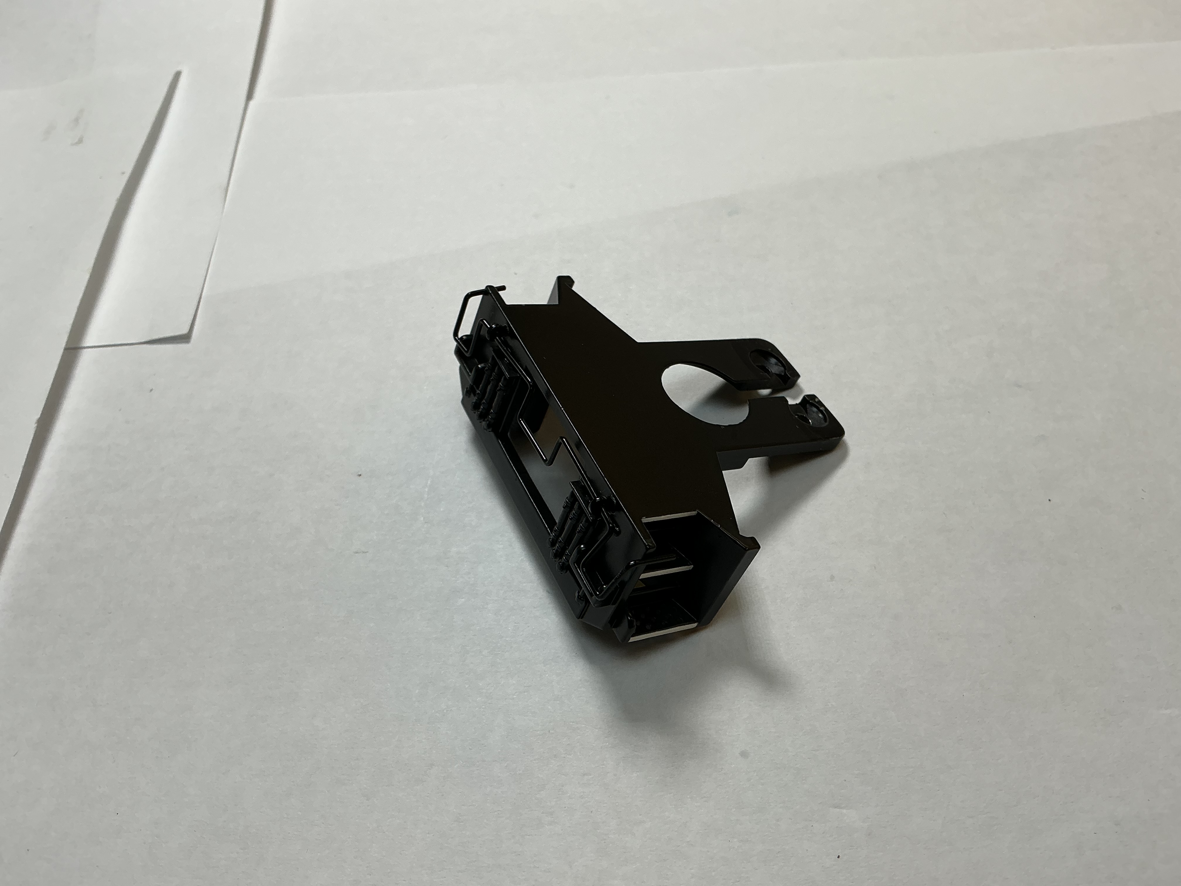 PILOT / 2 HOLE / BLACK W/NARROW WHITE / W/CUT LEVER & BRAKE HOSES / PREMIER SD60M