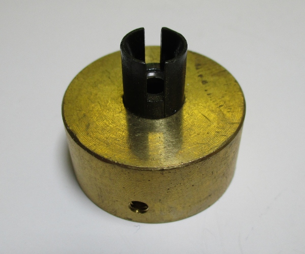 FLYWHEEL / BRASS / 27.8mm D x 13mm H / W/DOG BONE COUPLING / PS 1 / PREMIER N&W J 4-8-4