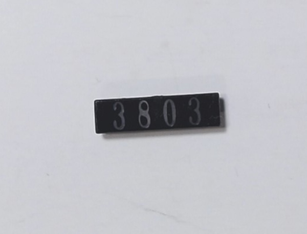 LENS / NUMBER BOARD / LH & RH / D&RGW #3803 / PREMIER CHALLENGER 4-6-6-4