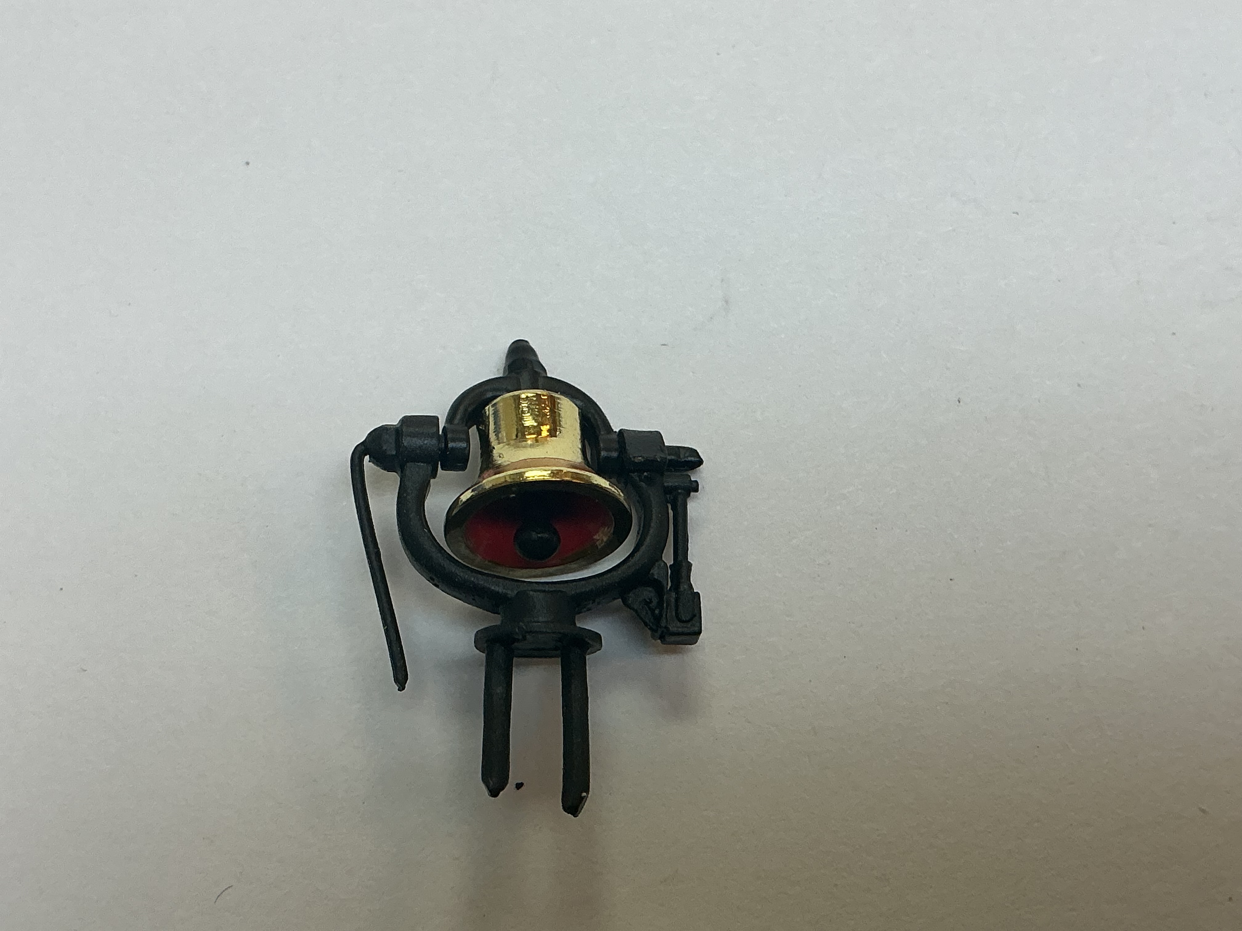 BELL & YOKE / BRASS & BLACK / W/CRADLE / BOILER TOP / PREMIER LIGHT MIKADO 2-8-2