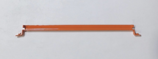 DOOR GUIDE / BAGGAGE CAR / TOP / ORANGE / TINPLATE STANDARD GAUGE STATE CAR