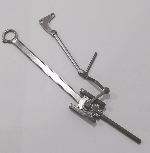 MAIN ROD & CROSSHEAD ASSEMBLY / LH / BLACKENED / PREMIER J-1e HUDSON 4-6-4 