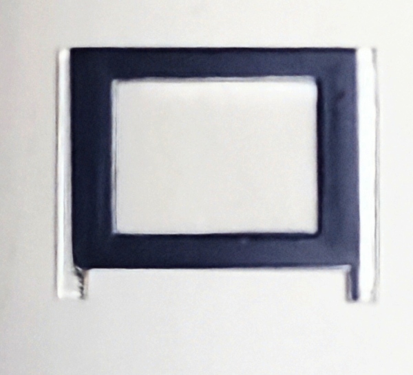 WINDOW / CAB / SMALL / 1-PANE / BLACK / PREMIER AMERICAN & ESE 4-4-0