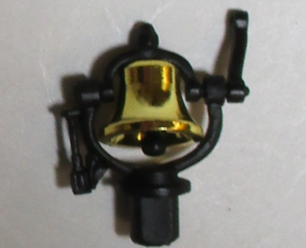 BELL & YOKE / W/CRADLE / BRIGHT BRASS & BLACK / PREMIER 3-TRUCK & 4-TRUCK SHAY