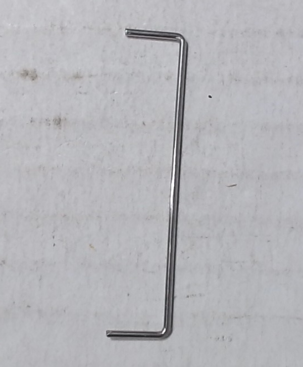 HANDRAIL / NICKEL / TENDER / REAR / RAILKING DECAPOD 2-10-0