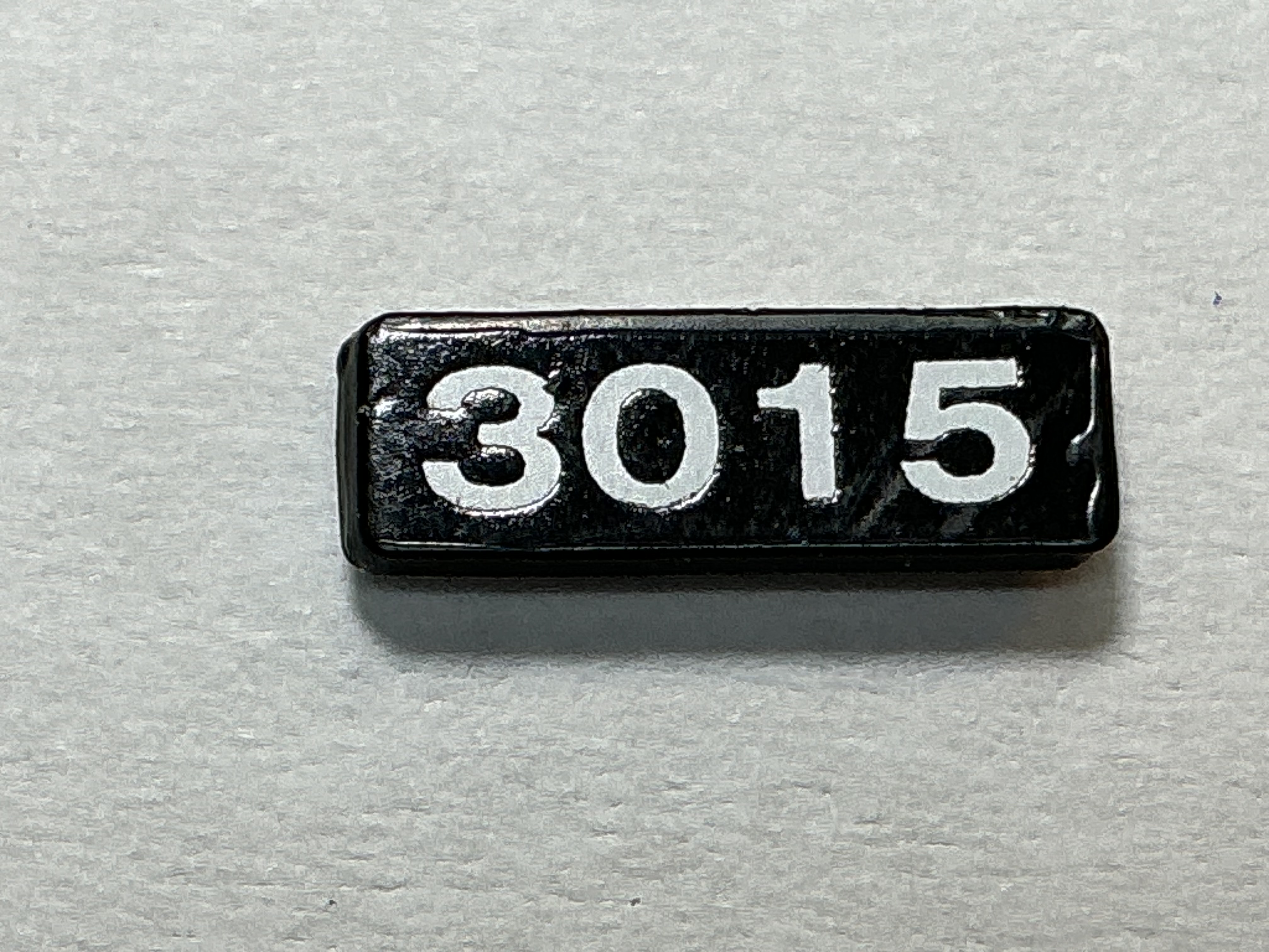 NUMBER BOARD / RH OR LH / FRONT OR REAR / #3015 / PREMIER GP-40